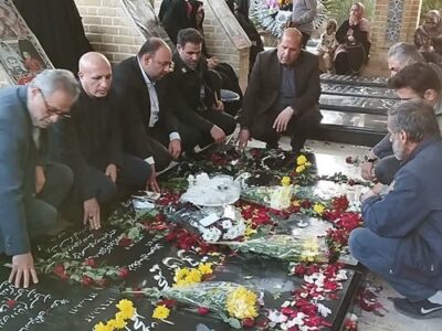 مراسم هشتمین سالگرد شهید «مصطفی صدر زاده» برگزار شد