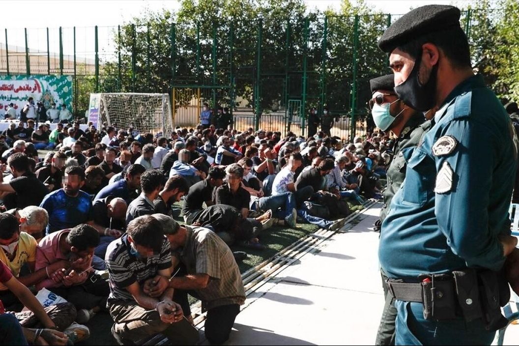 معتادان متجاهر توسط پلیس شهریار جمع‌آوری شدند