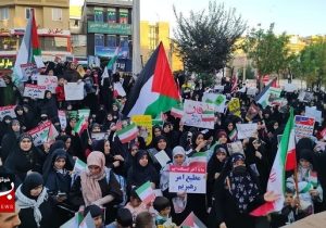 طنین انداز شدن ندای مرگ بر آمریکا و اسرائیل در شهرستان ملارد