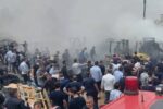 آتش‌سوزی در کارخانه لاستیک شهریار/ ۵۰ نفر مصدوم شدند