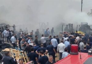 آتش‌سوزی در کارخانه لاستیک شهریار/ ۵۰ نفر مصدوم شدند