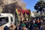 پیکرمطهر شهید علی احمدی از شهدای مدافع امنیت در شهریار تشییع شد